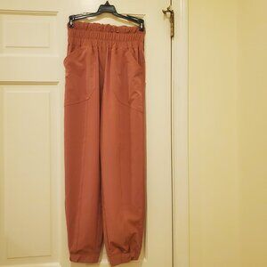 "Vanilla star" womens joggers- XS light rust color